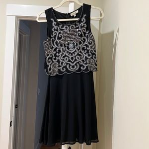 Black cocktail dress